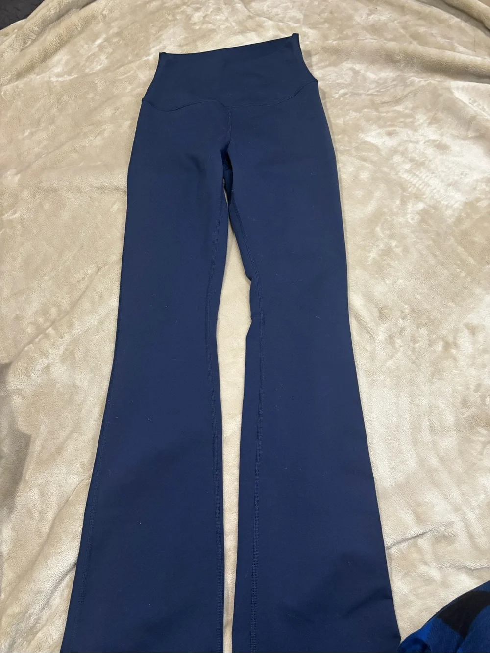ALO Yoga Navy Flare High-Rise Leggings